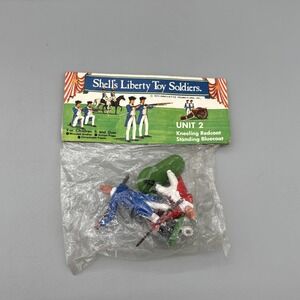 Unit 2 Shell's Liberty Toy Soldiers 1972 NEW Kneeling Redcoat Standing Bluecoat